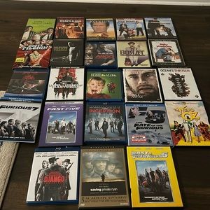 Lot of 23 DVD/blue ray for sale.